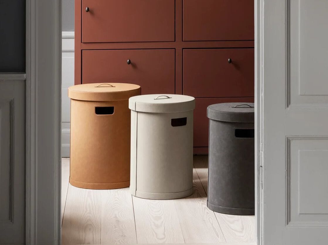 Кожаная корзина для белья blomus Sahla ARCH-00151647 - Вид №4