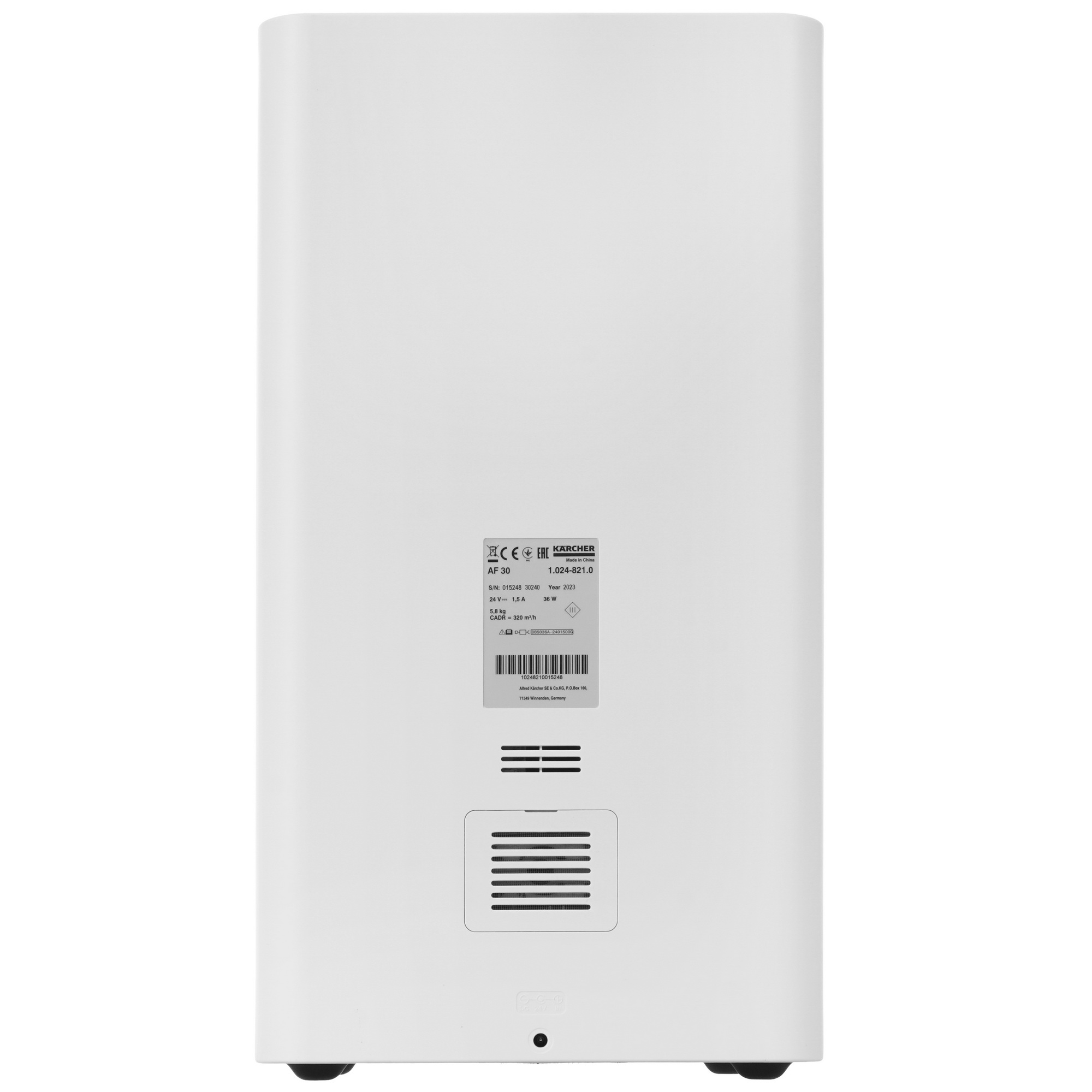9026221 Очиститель воздуха Karcher AF 30 белый STDN-0148702 - Вид №5