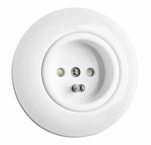 THPG Одинарная розетка из швейцарского фарфора  175835