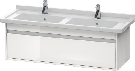 KT666601818 Ketho Тумбочка подвесная Белый матовый, декор Duravit - Вид №2