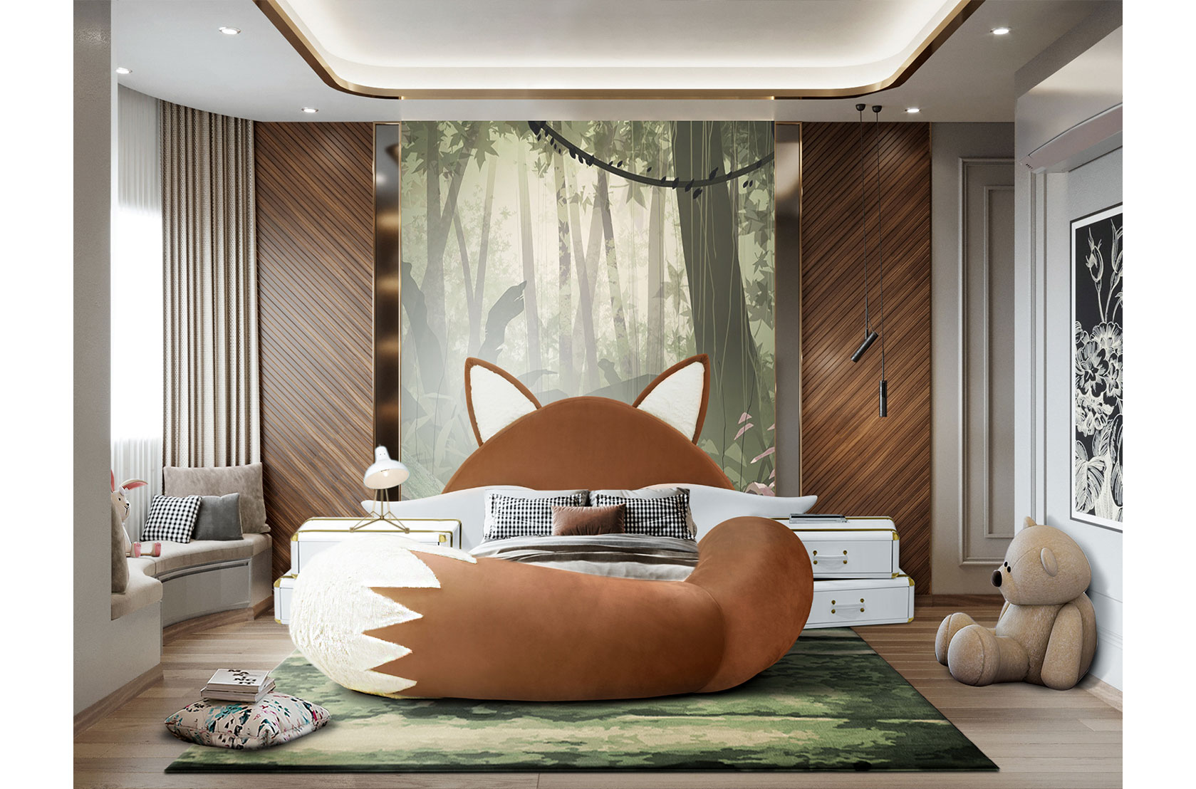 CIST155 Детская односпальная кровать Викси Circu  - Вид №8