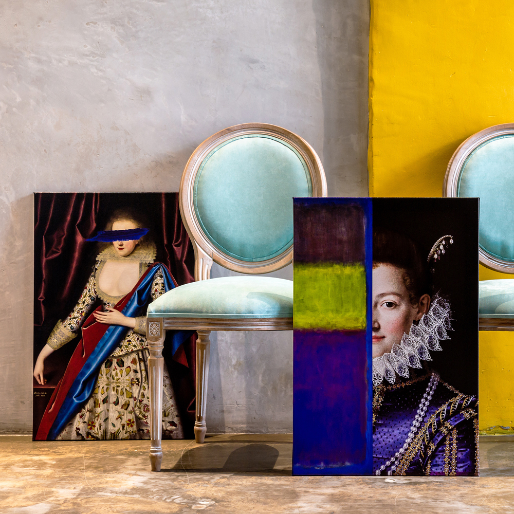 30101910 Арт-портрет «Кристина» (холст, галерейная натяжка) Object Desire  - Вид №2