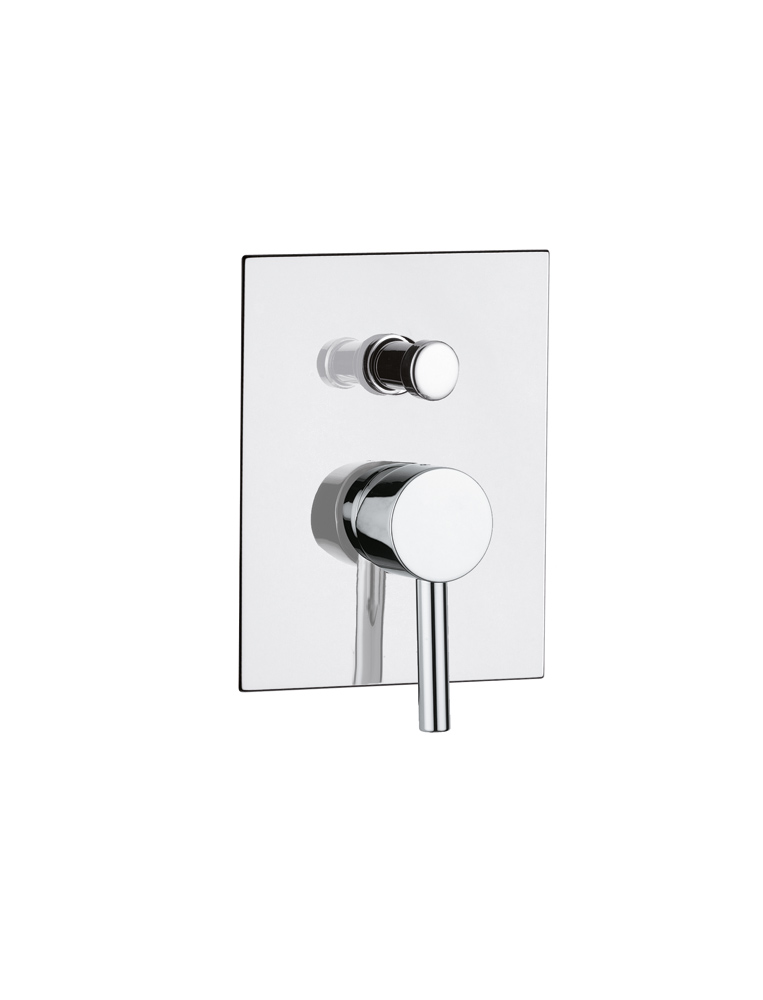 0400/Q/E
+ 104002 Bellosta Rubinetterie ВСТРОЕННЫЙ СМЕСИТЕЛЬ С ДИВЕРТЕРОМ НА 2 ВЫХОДА Bambu