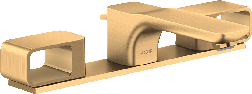 11040950 Смеситель для раковины 50 на 3 отверстия с тарелкой и сливным гарнитуром AXOR URQUIOLA