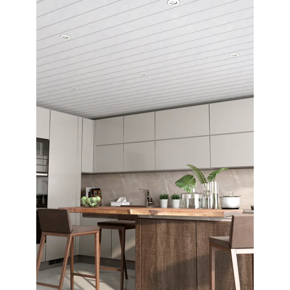 Комплект потолка 1.35x0.9 м цвет белый мрамор CESAL STLM-2088835