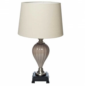 Лампа настольная Silvia плафон бежевый Д33,В60 22-86892 GARDA DECOR ВАЗА 066556 Бежевый