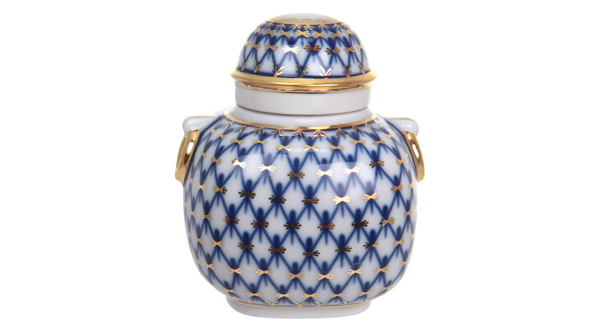 1051224 Чайница Фарфоровая Императорский фарфоровый завод Россия  - Вид №2