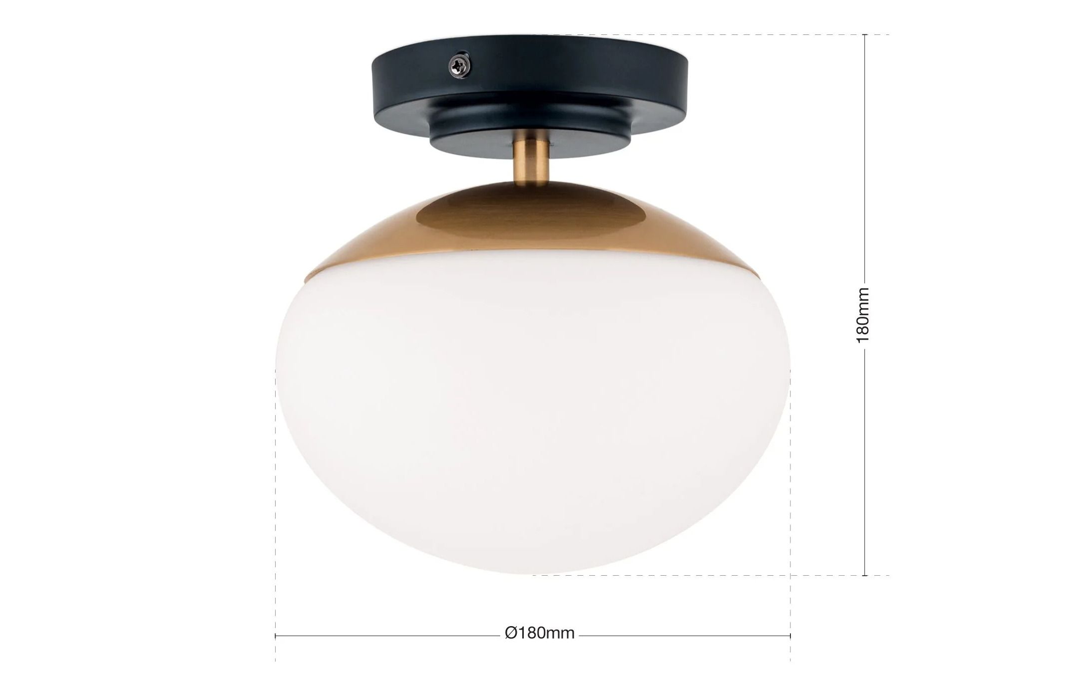 Потолочный светильник из опалового стекла Orion Josephine ARCH-00043924 - Вид №8