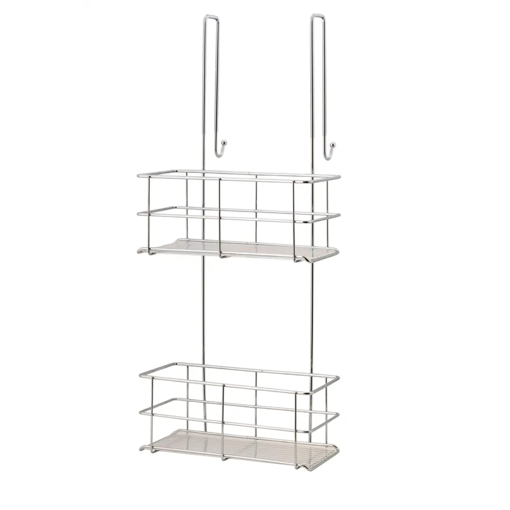 Полка для душевой кабины Swensa Caddy SWR-1006 двухъярусная металл цвет хром STLM-2113342