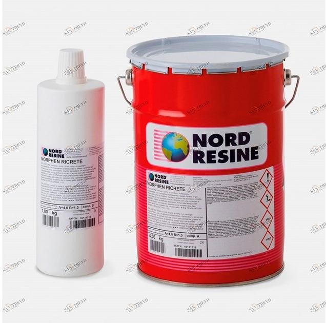 NORD RESINE Двухкомпонентная эпоксидная грунтовка Additivi e resine sun-id-1394590