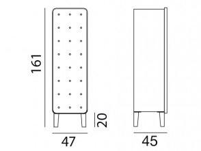 Gervasoni Шкаф тканевый с одинарной дверцей Brick sun-id-1422101 - Вид №7