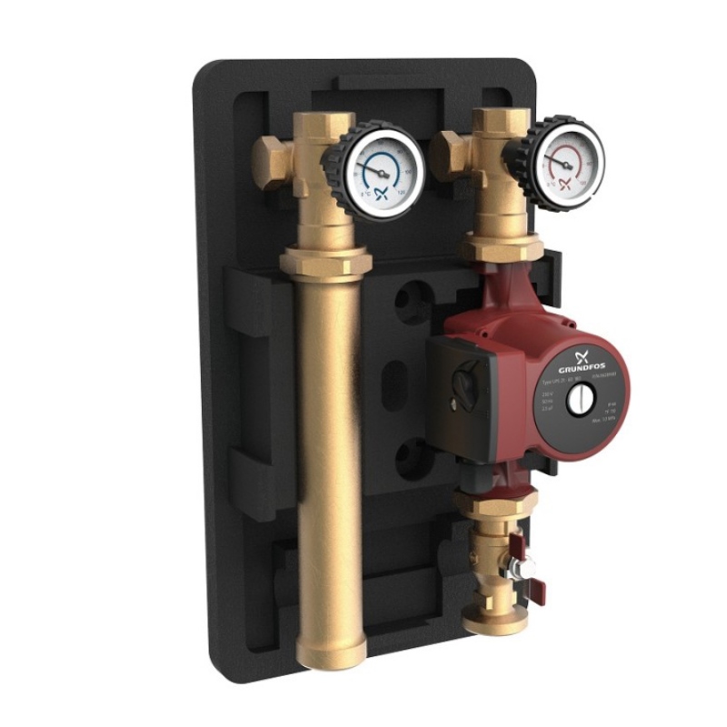 Насосная группа HEATMIX Grundfos M25 UPS 60 со смесителем с насосом 99309084