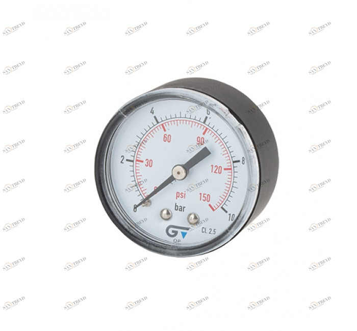 GENEBRE 3821 012 Манометр Ø 53, обратное соединение, резьба BSP 