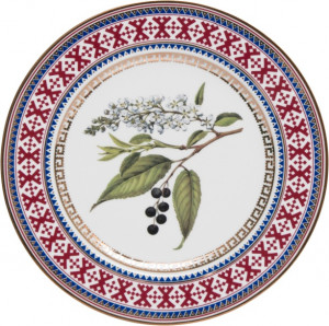 10599546 Императорский фарфоровый завод Тарелка декоративная 27см "Черемуха" "Европейская-2" Твёрдый фарфор