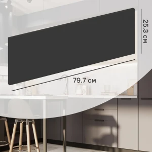 Фасад для выдвижного ящика Konsensa София серый 25.3×79.7 см 89406548