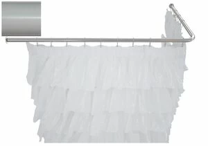 Карниз для ванны Aquanet Accord угловой Г-образный 150x100 белый