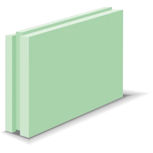 Плита гипсовая пазогребневая (ПГП) Forman 600x300x100 мм полнотелая влагостойкая