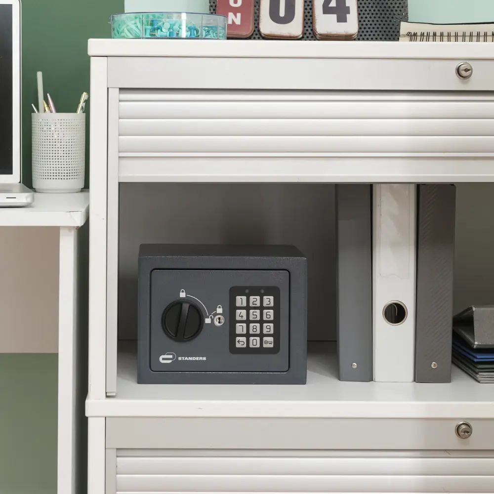 Сейф Standers 4 л электронный замок 20x15x15 см сталь STLM-2053876 - Вид №6