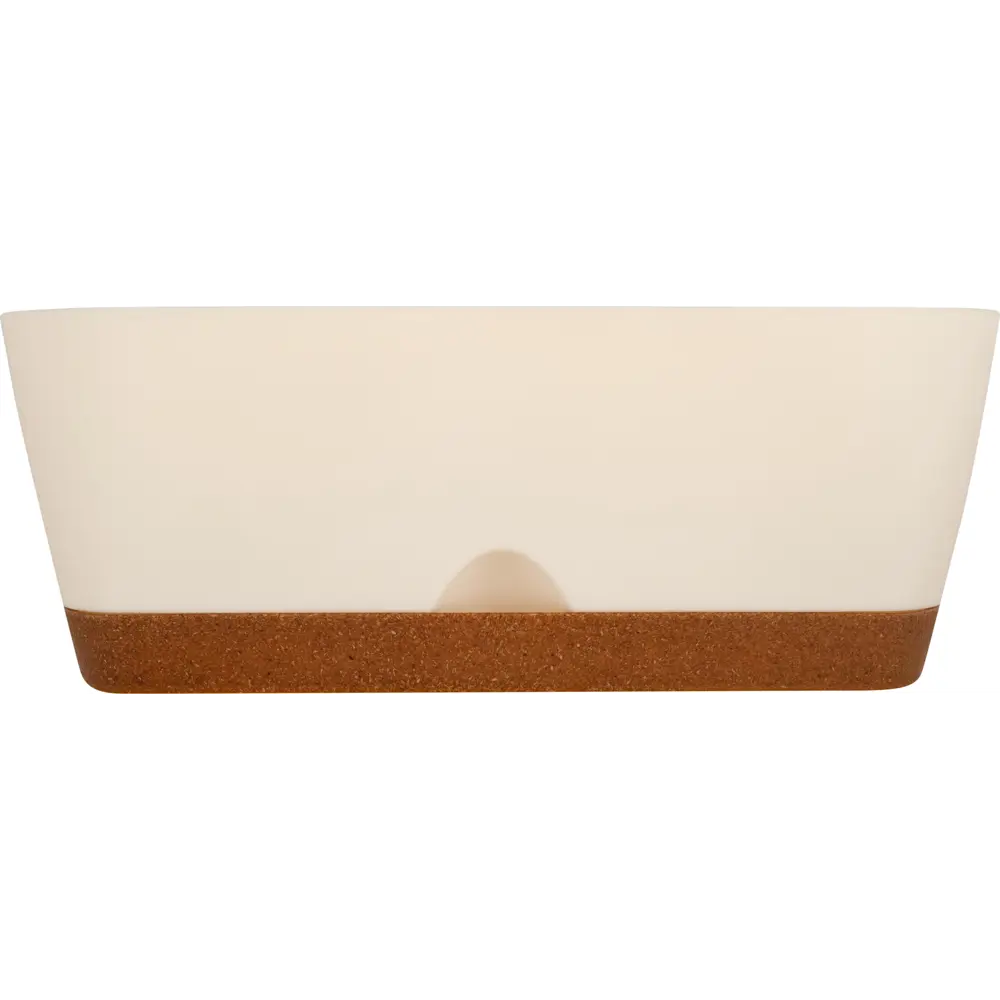 Горшок для цветов Ingreen Wood 25 см л сливочный STLM-2103407 - Вид №1