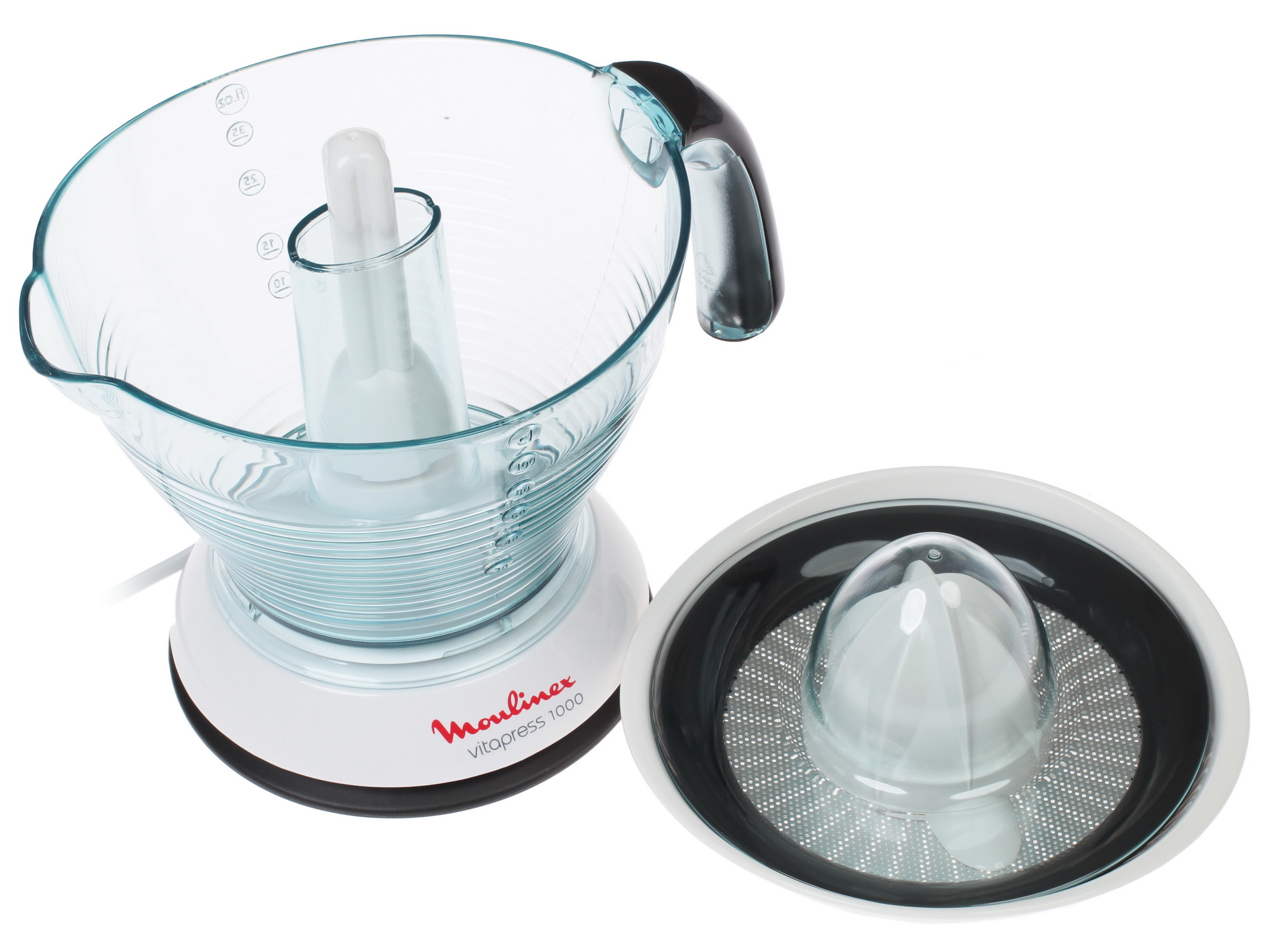 1098115 Соковыжималка механическая Moulinex Vitapress 1000 PC302B10 черный STDN-0137580 - Вид №3