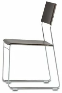 Wiesner-Hager Стул для конференций, штабелируемый салазками, из фанеры Outline 6880