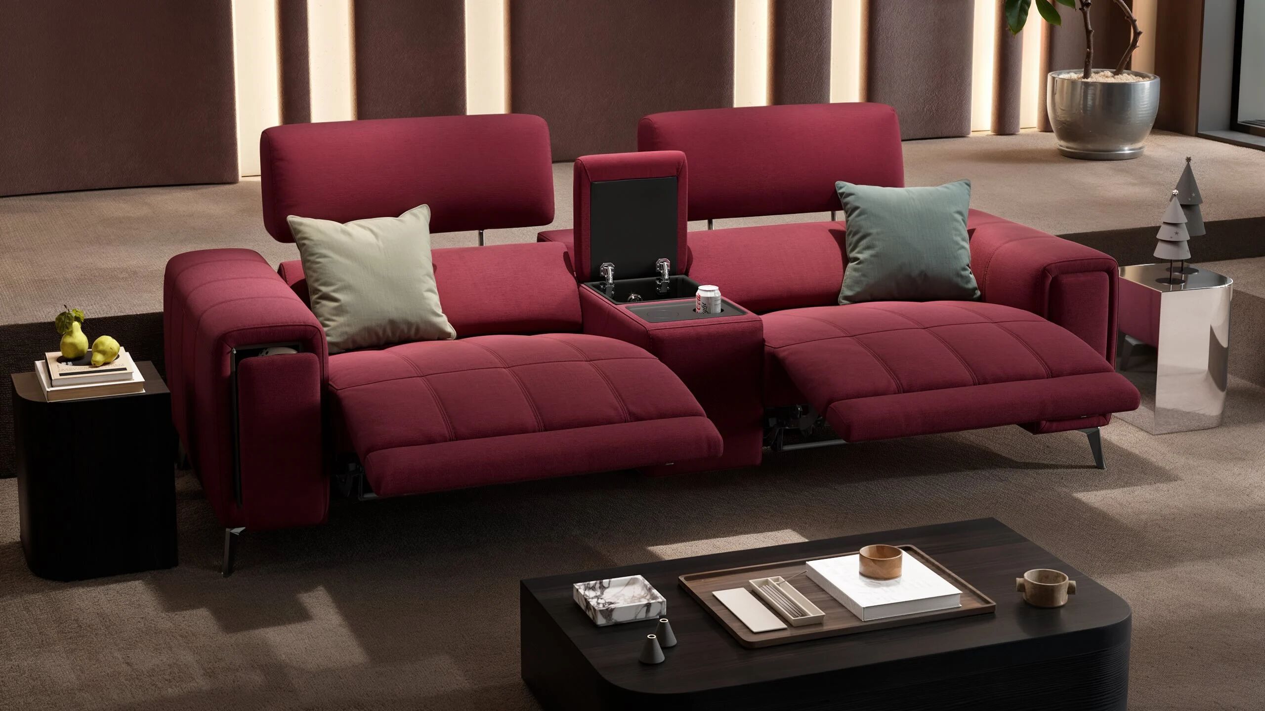 2 местный домашний кинотеатр ткань диван Sofanella Linera Kino ARCH-00116909 - Вид №6