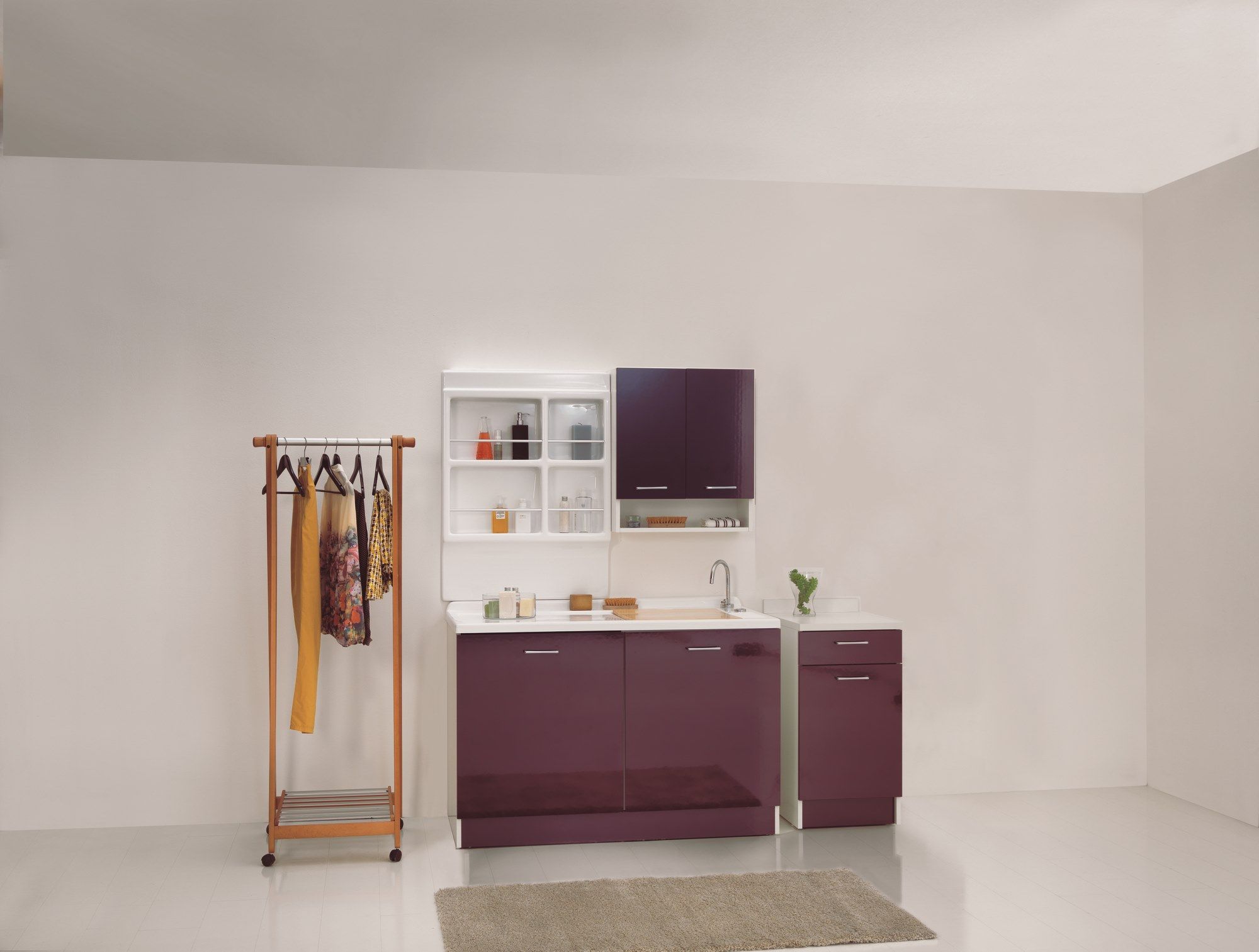 Керамический модульный шкаф для белья со стиральной машиной COLAVENE Active Wash ARCH-00139232 - Вид №14