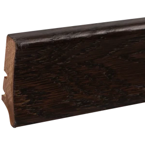 Плинтус напольный шпон 5.8 см 2.2 м цвет дуб Espresso