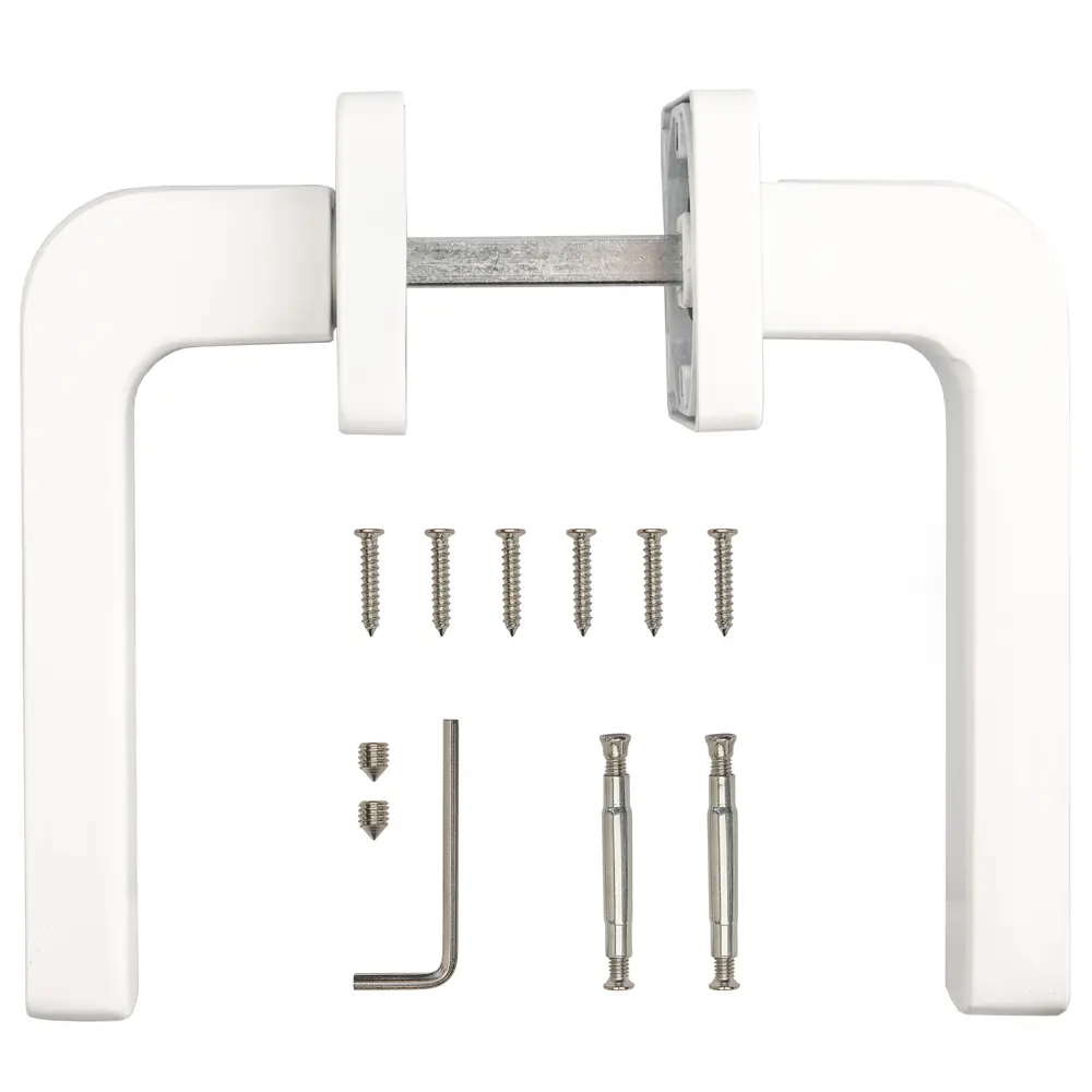 Дверные ручки Armex H-22106-А-WM/W без запирания цвет матовый белый STLM-2156394 - Вид №1