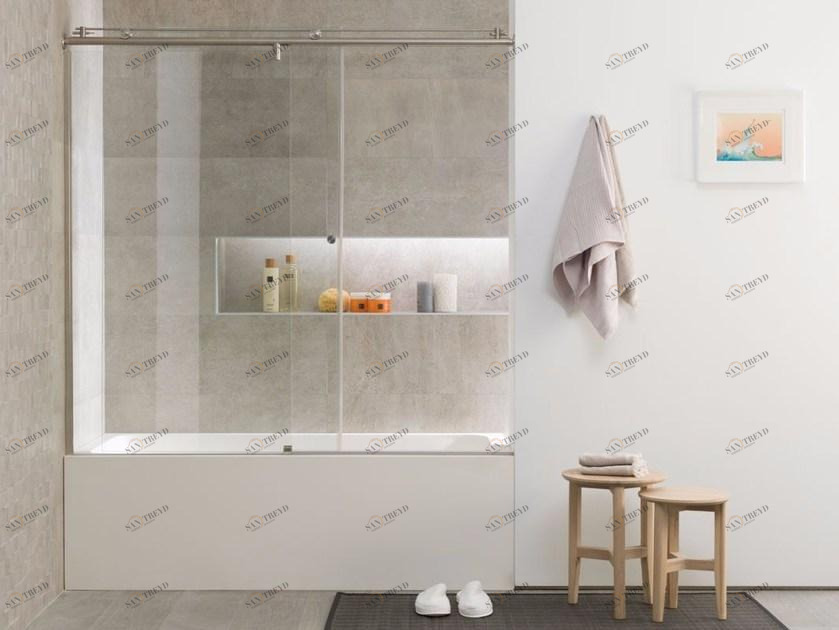 KRION Стеклянная перегородка для ванны sun-id-1502224