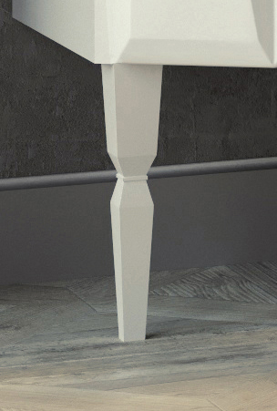 У40385 Тумба с раковиной Brilliant 80, 2я, White 1 Marka Brilliant  - Вид №5