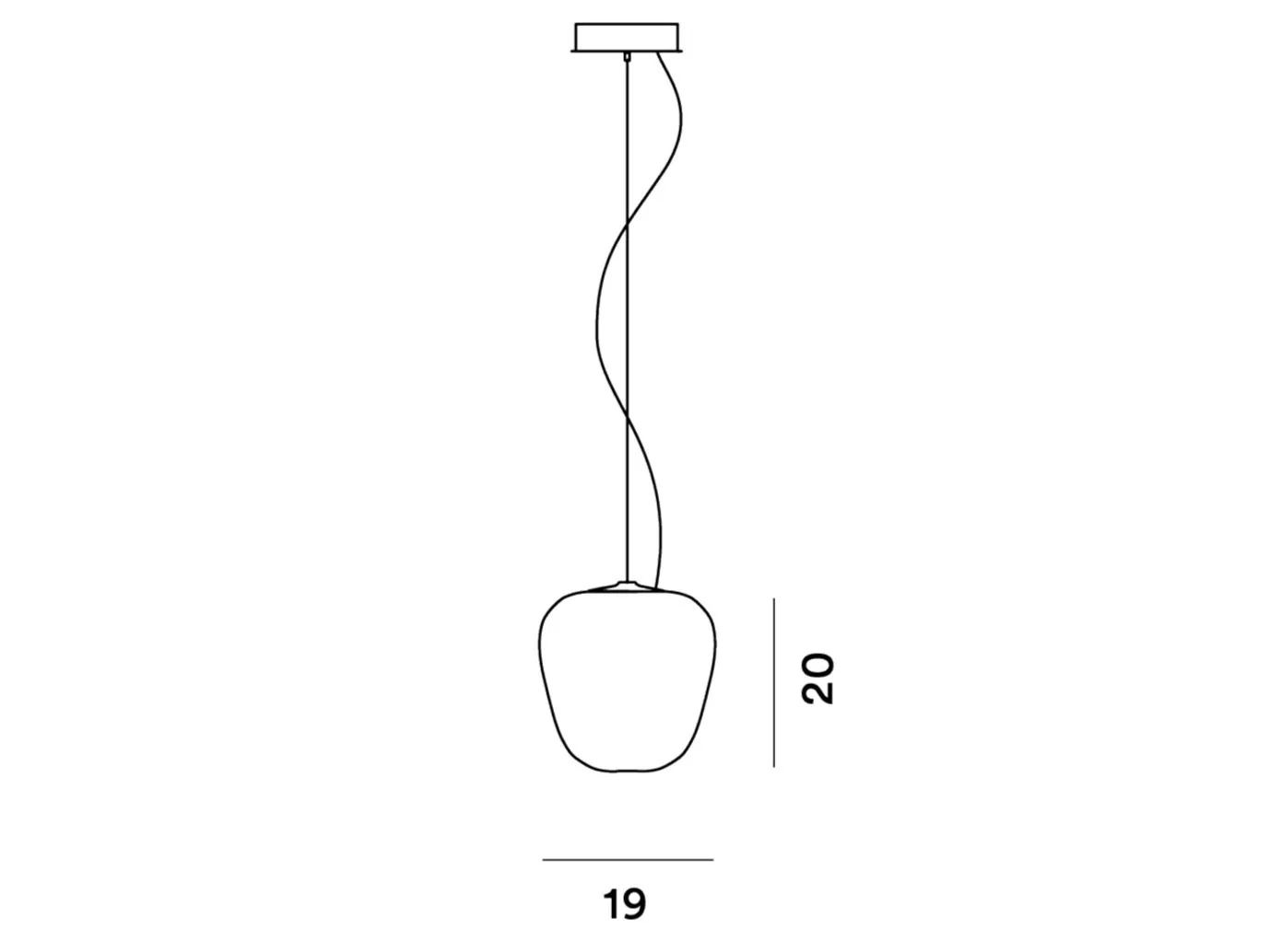 Подвесной светильник из дутого стекла Foscarini Rituals ARCH-00036372 - Вид №4