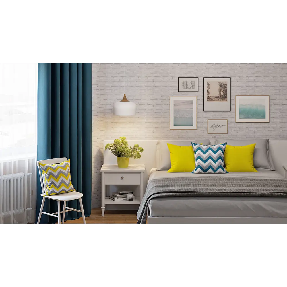 Светильник подвесной KREAFORTA Omolon цвет белый STLM-2052755 - Вид №5