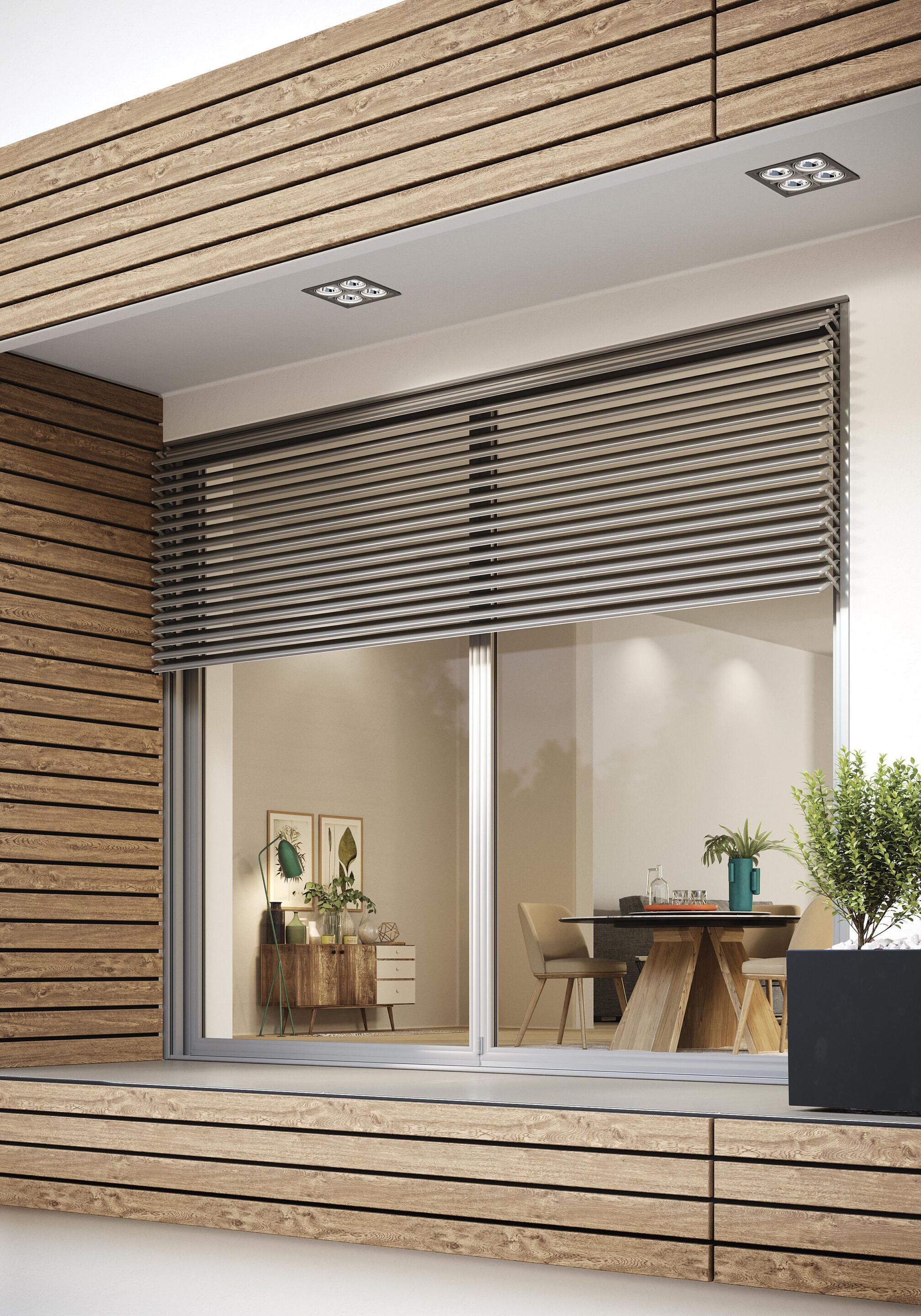 Экструдированный алюминий моторизованный Frangisole SUNROOM системы затемнения ARCH-00046703 - Вид №1