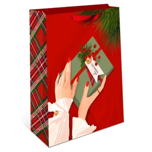 Подарочный пакет Арт и дизайн Плюс 42x33 см в ассортименте