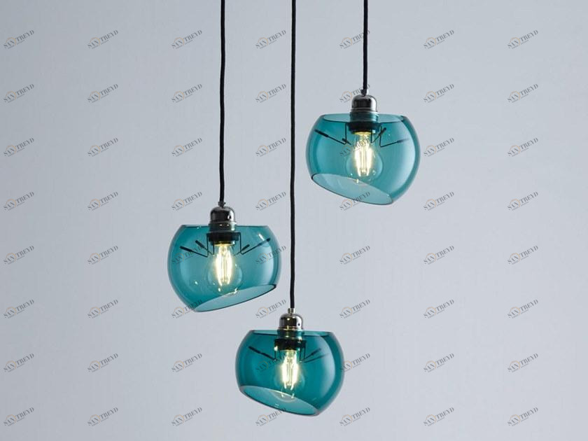 LICHT IM RAUM Подвесной светильник из дутого стекла Glass moons sun-id-1406841