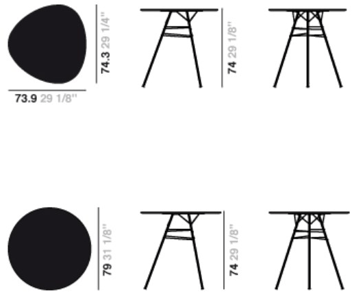arper - LEAF | Круглый садовый стол sun-id-1344240 - Вид №8