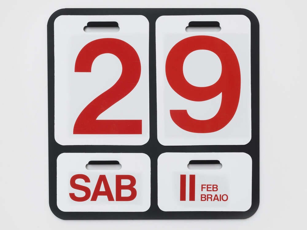 Вечный настенный календарь In Stock датский Милан ARCH-00014616 - Вид №1