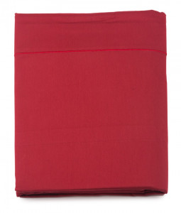 SH240_RO_S Простынь 240/300 rouge красный сатин Blanc des Vosges