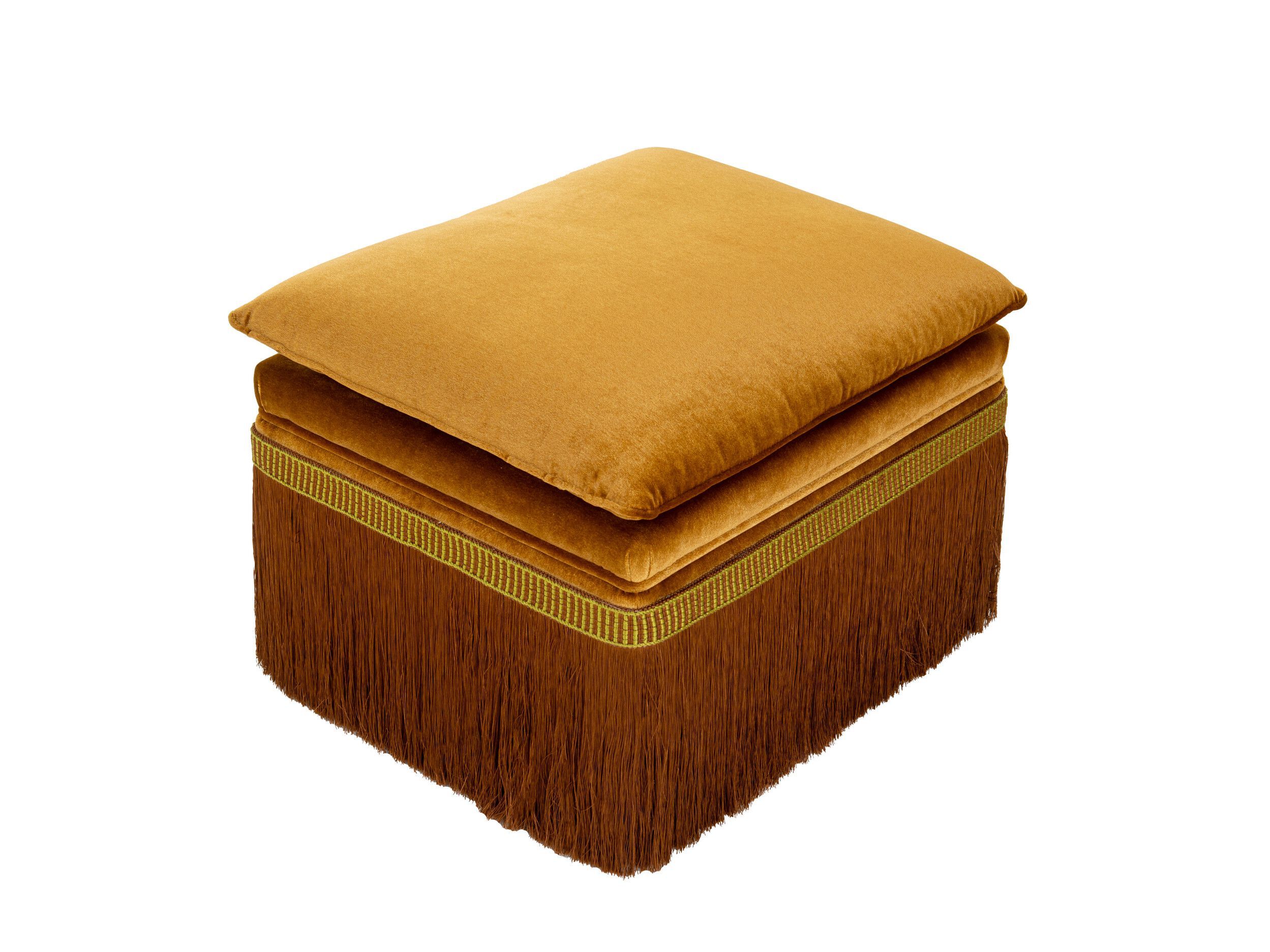 Прямоугольный бархатный пуф Bellotti Ezio Charming ARCH-00103719 - Вид №5