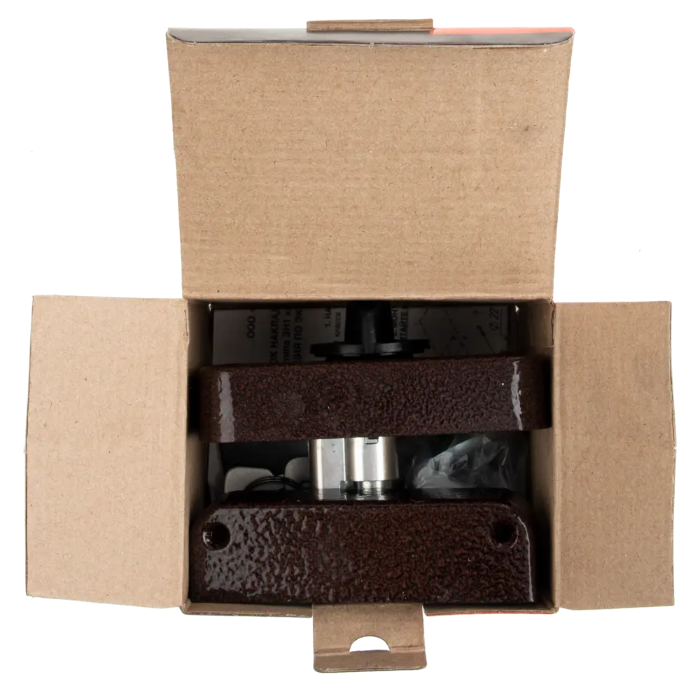 ЗЕНИТ Накладной замок ЗН1-3-2 с цилиндровым механизмом в медном исполнении 85302638 STLM-0061033 - Вид №4