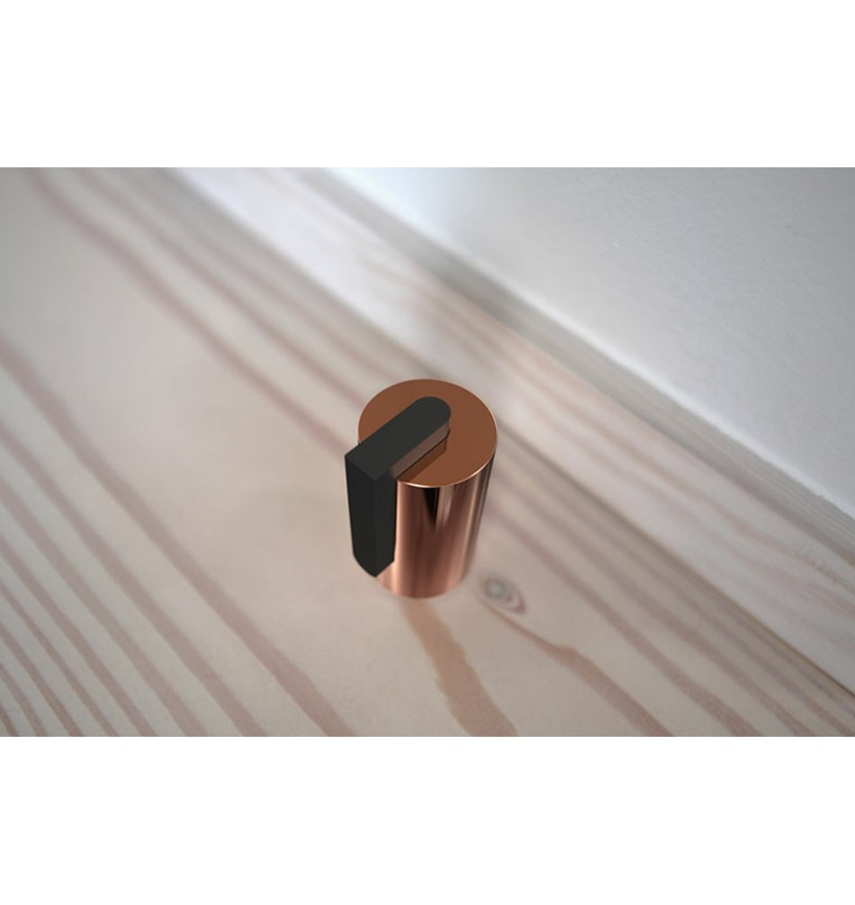 FROST Дверной упор 1, 55мм » медь / черный. Нержавеющая сталь Медь N1931-C  - Вид №3