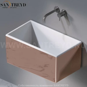 L112257 Подвесная раковина настенная прямоугольная A. e T. Italia Tower