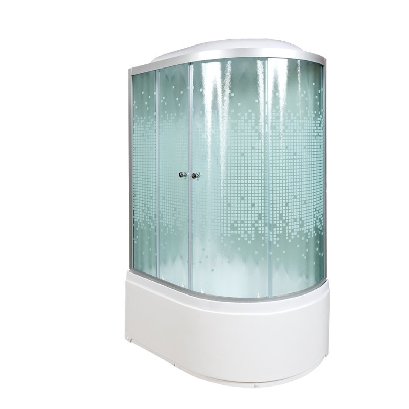 B90S LED BLACK Душевая кабина DETO Серия В L 920 L с электрикой - Вид №7