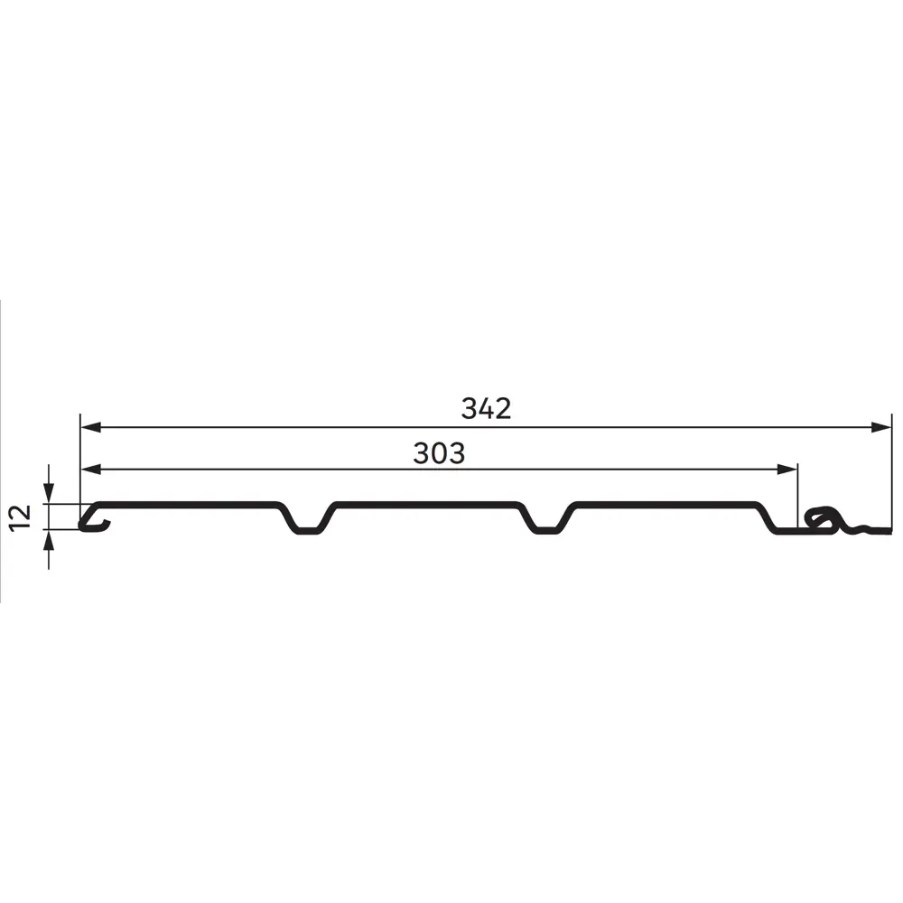 Софит ПВХ MONLID корабельный брус 3 м белый 0.61 м² STLM-2194264 - Вид №2