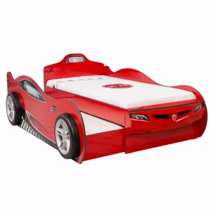 Кровать-машина выдвижная 90х190 см красная Coupe CILEK  00-3832128 Красный