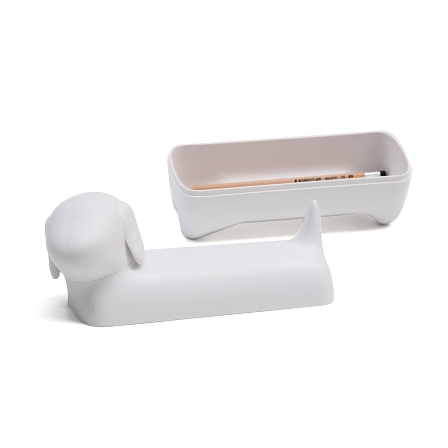 QL10291-WH Коробка для мелочей dacholder, белая Qualy  - Вид №16