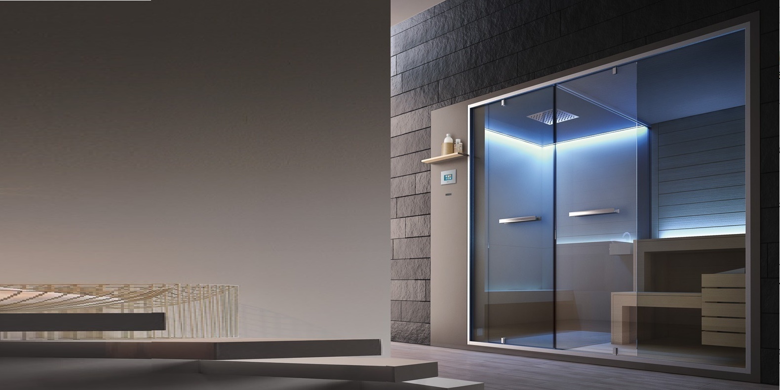СПА: САУНА С ДУШЕМ 295 НИША ETHOS Gruppo Geromin SSAET7N4DH - Вид №1