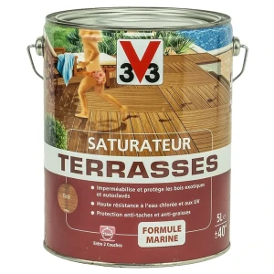 Масло для террас V33 цвет тик 5 л