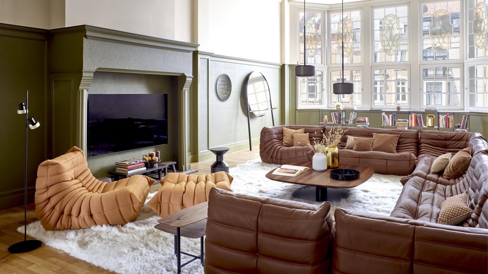 3-местный тканевый диван Ligne Roset Того ARCH-00091168 - Вид №5